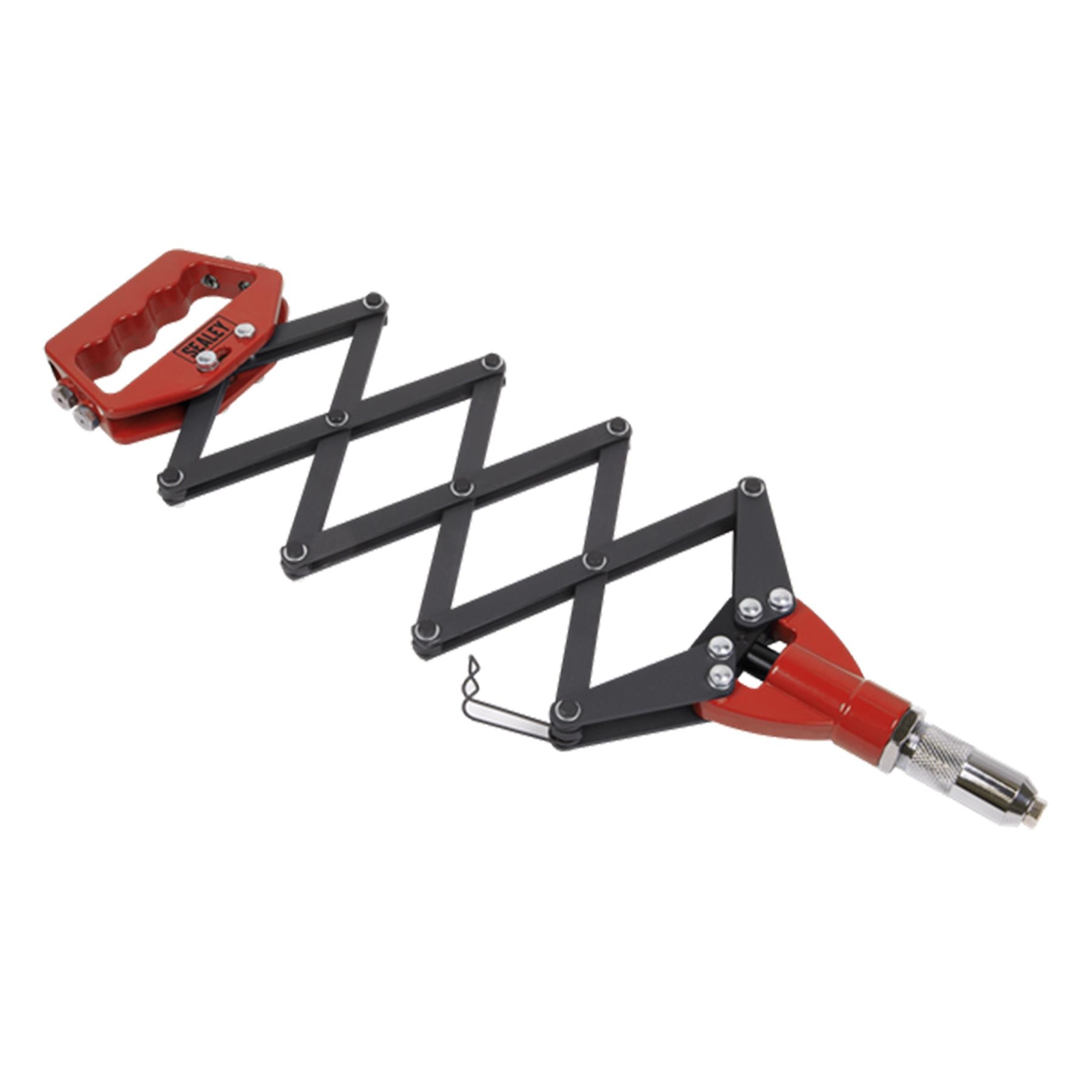 Sealey Riveter Lazy Tongs, Aluminium Head With Steel Jaw Case 800mm