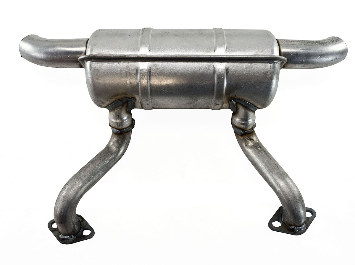 Muffler below deck mounting to fit model 40 44, 49 engines, Brigg BS-MUFFLER-88