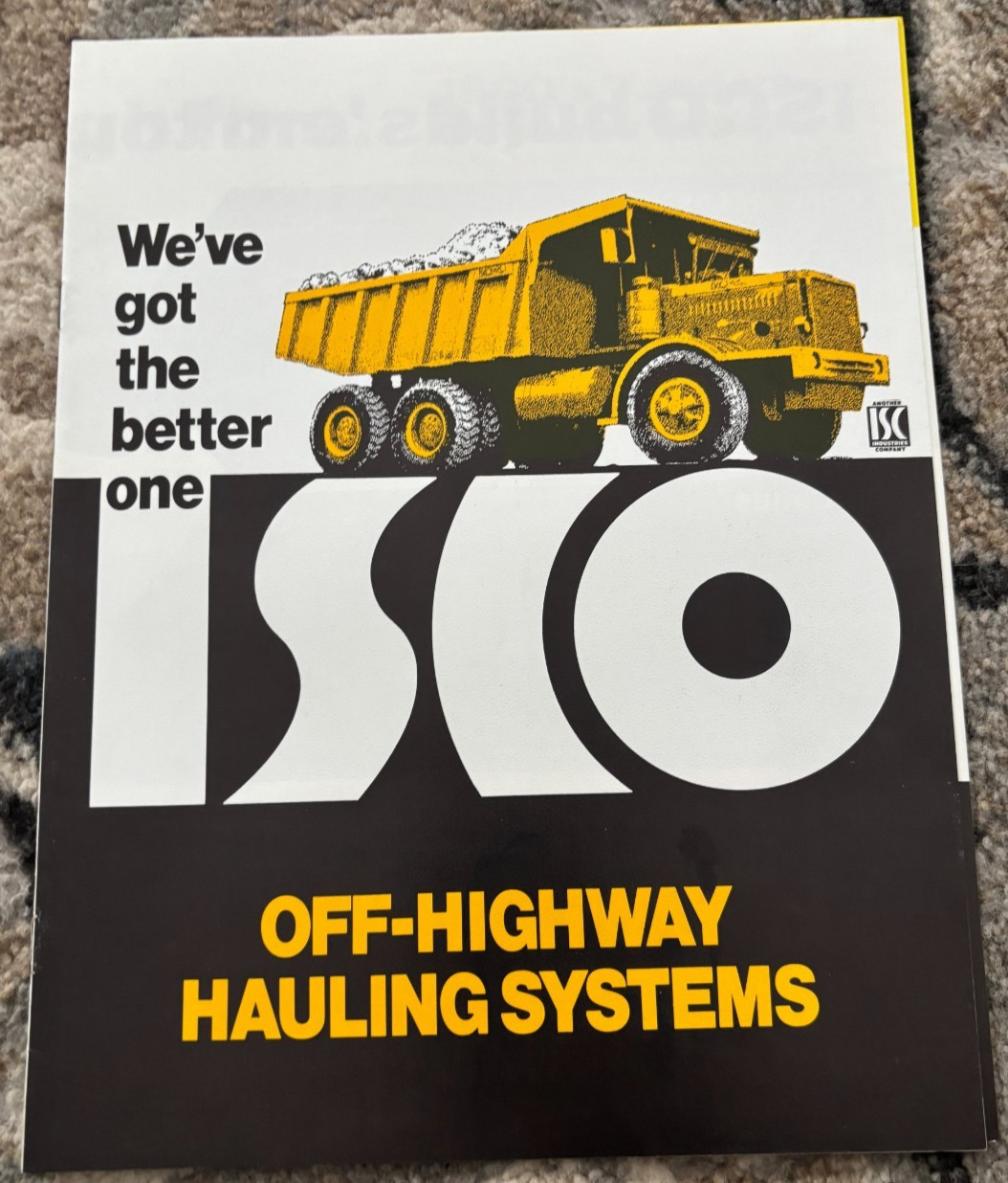 ISCO Off Highway Hauling Systems Buyers Guide Brochure AMIL25