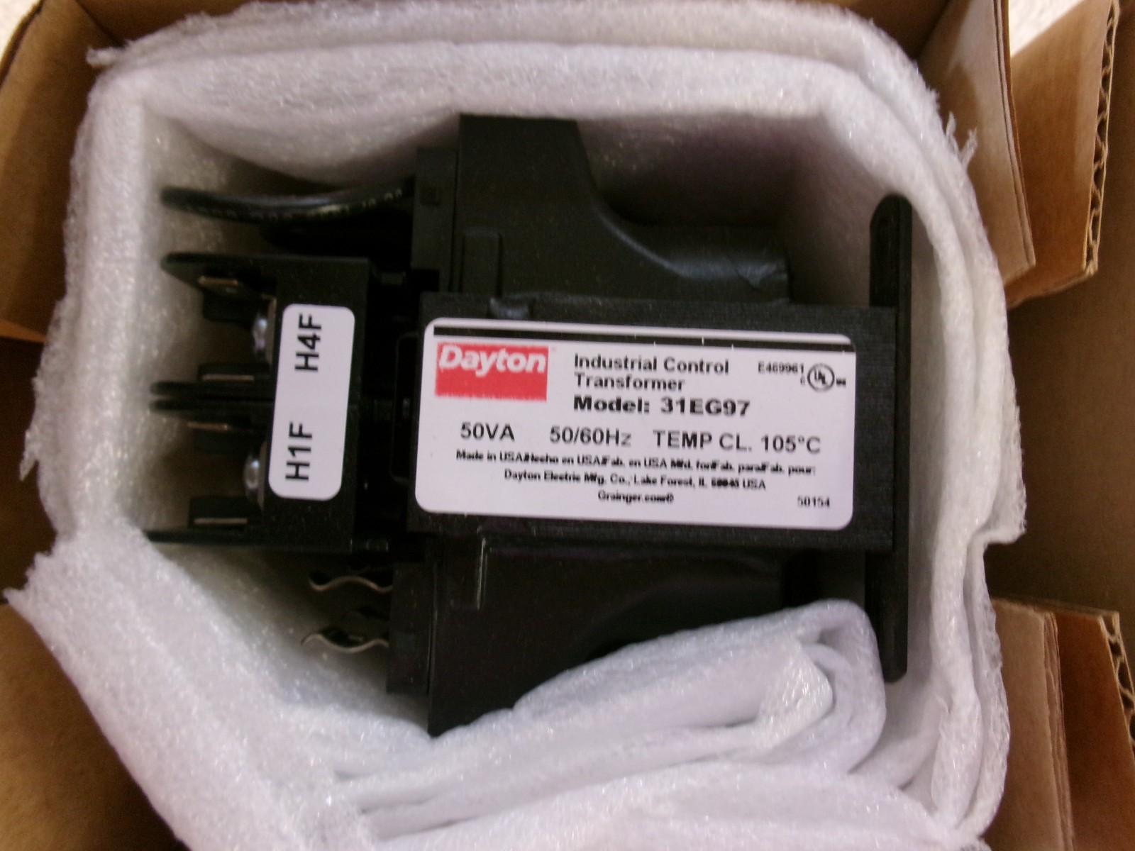 NIB Dayton Industrial Control Transformer 31EG97