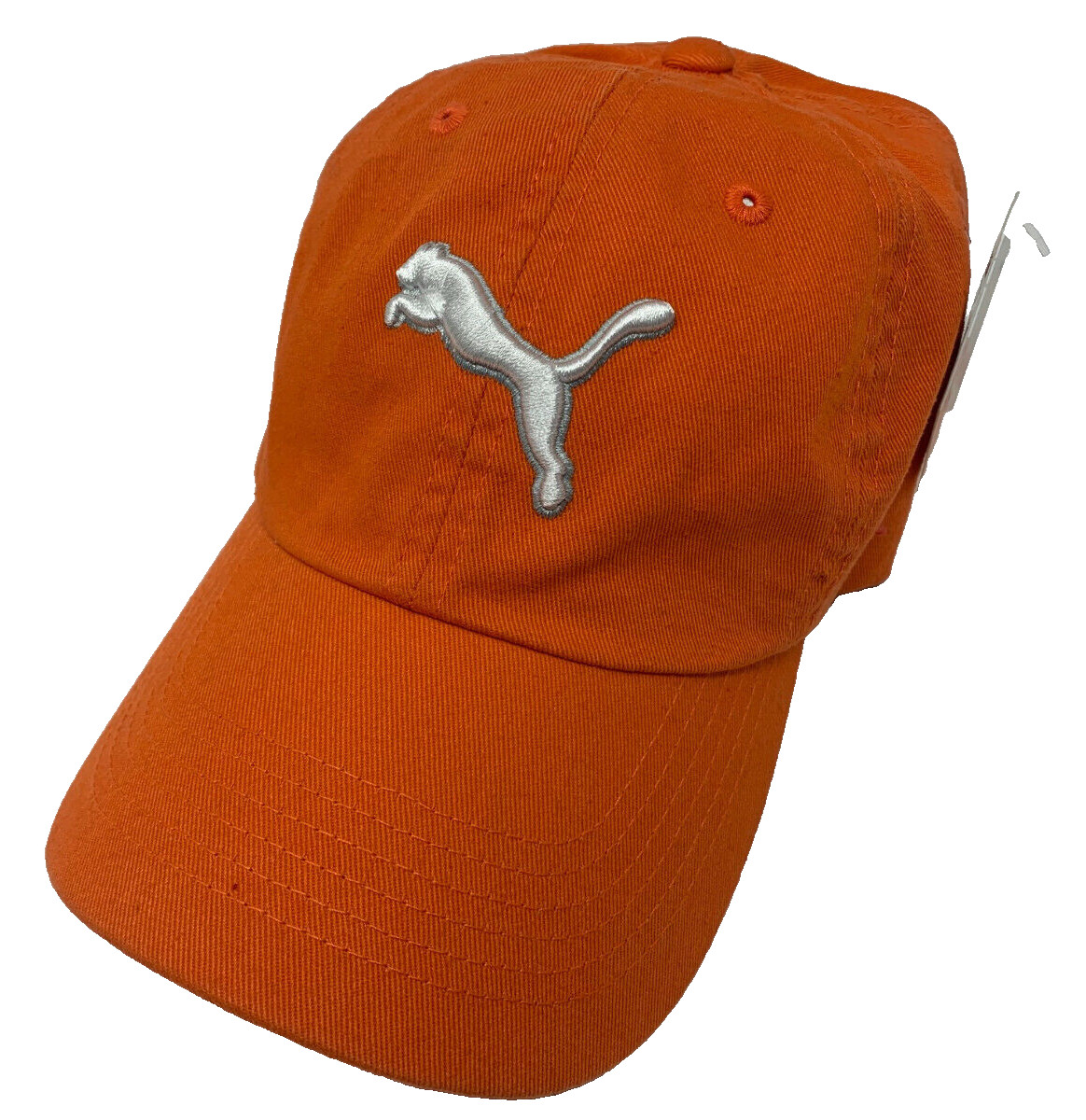 NEW PUMA Adult Cotton Twill Golf Hat Tennis/Pickleball Cap, Orange PMGV103