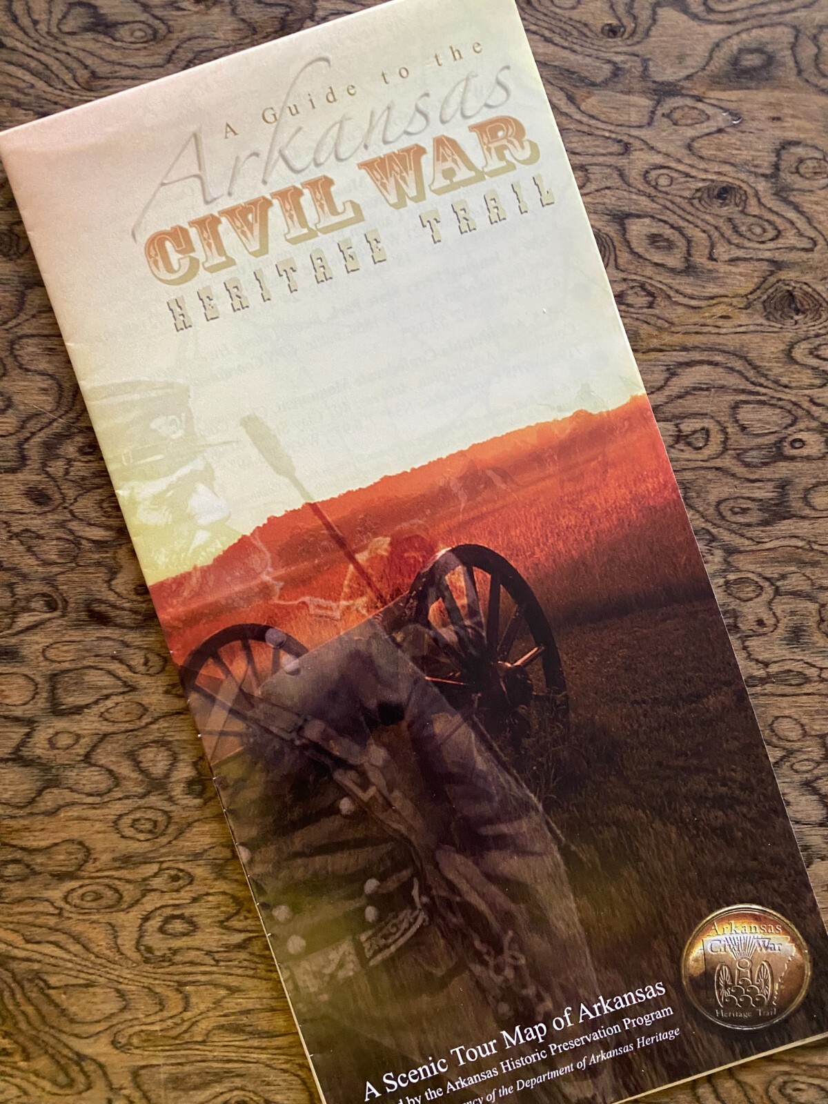 A Guide to the Arkansas Civil War Heritage Trail Foldout Map & Brochure