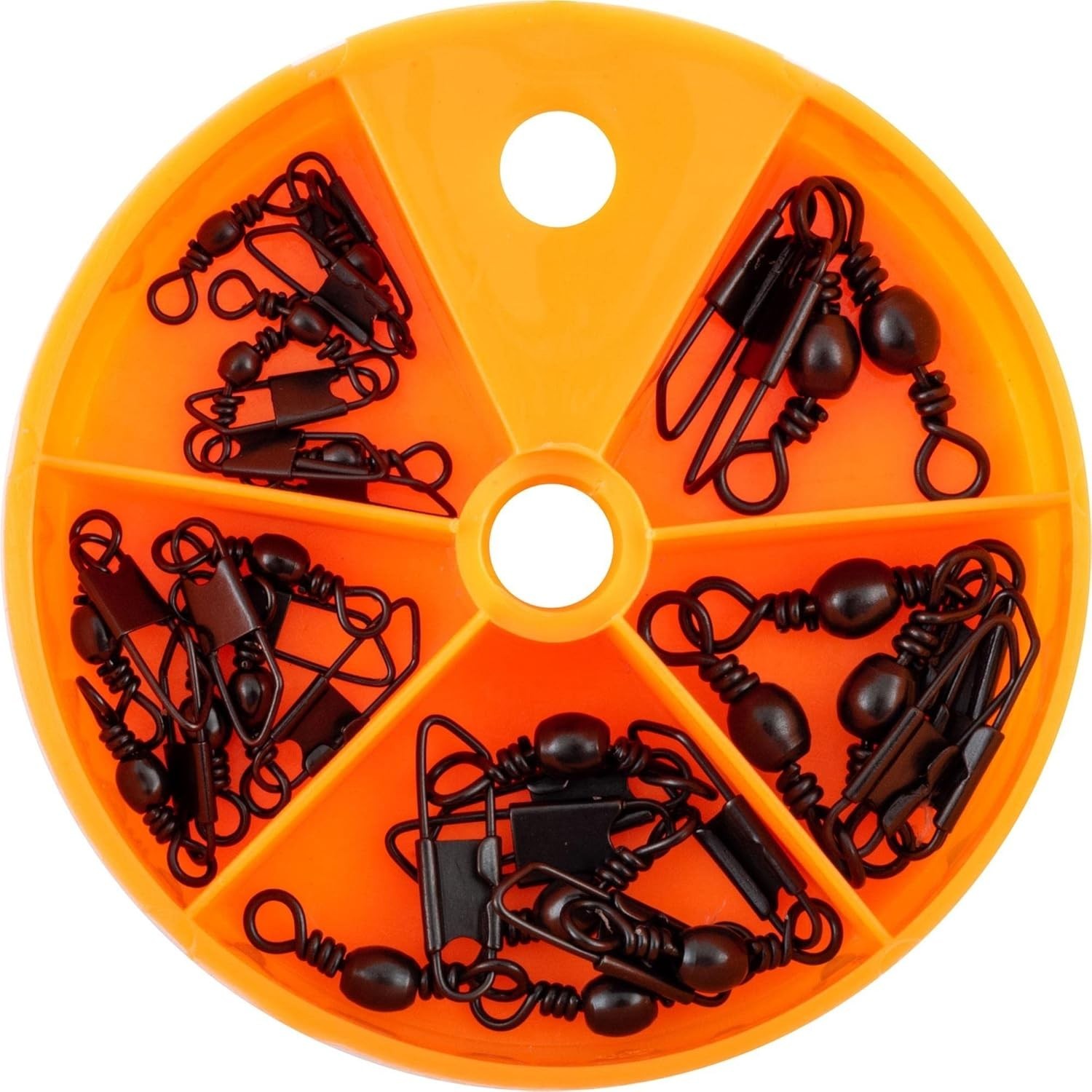 20-Piece Danielson Fishing Barrel Swivel Assortment with Safety Snap D1009
