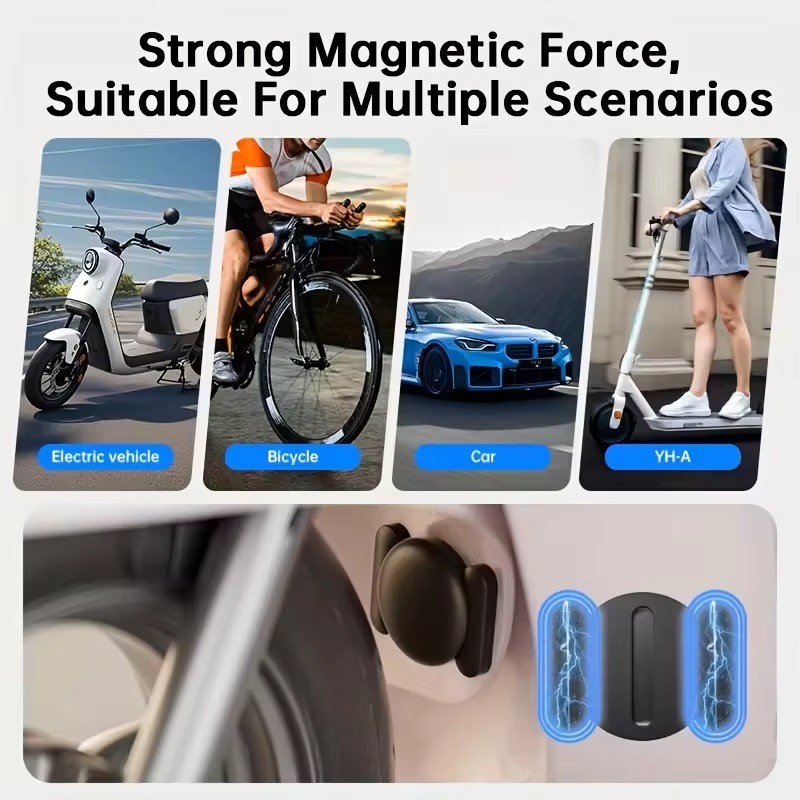 Mini GPS Tracker-Car Tracker Device,No Subscription,for Car,iPhone,Pet,Bag,Kids