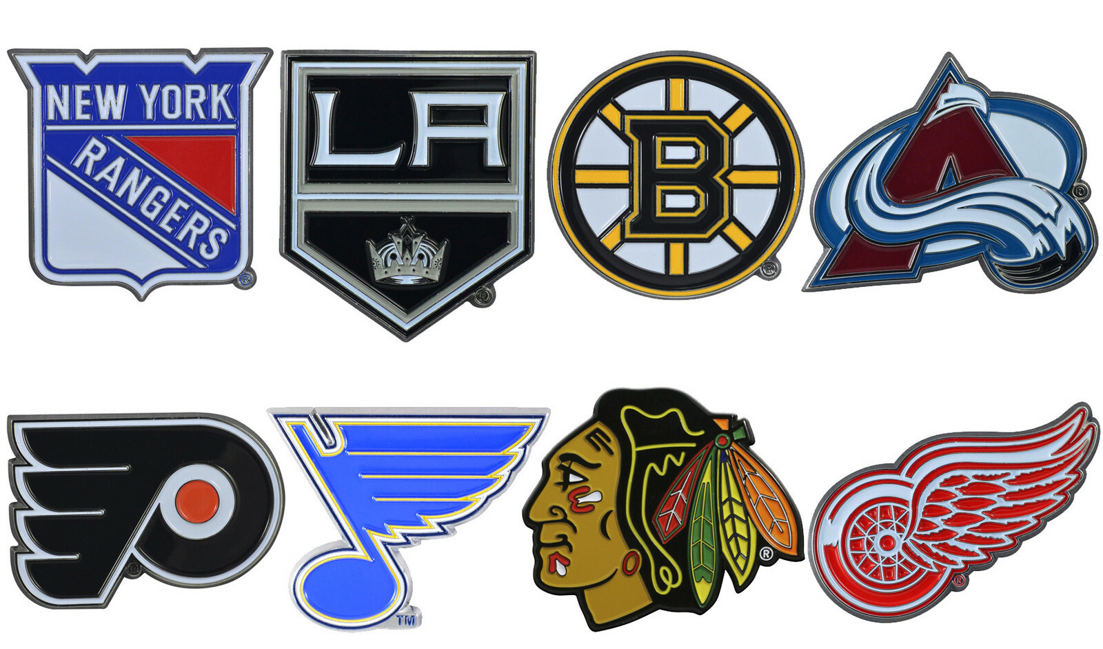 New NHL PICK YOUR TEAMS Auto Car Truck Heavy Duty Color Metal Emblem