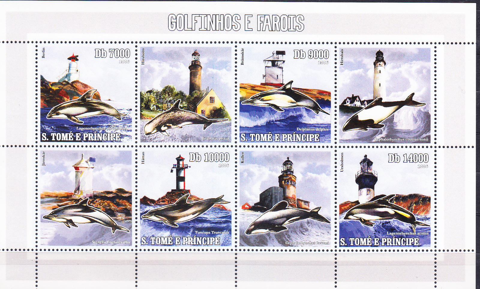 W SAINT-THOMAS 1605 DOLPHINS LIGHTHOUSES