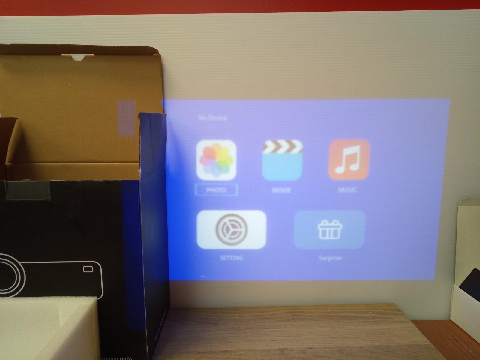 Mini Projector, Upgraded Bluetooth Projector, 1080P Full HD Portable Projector..