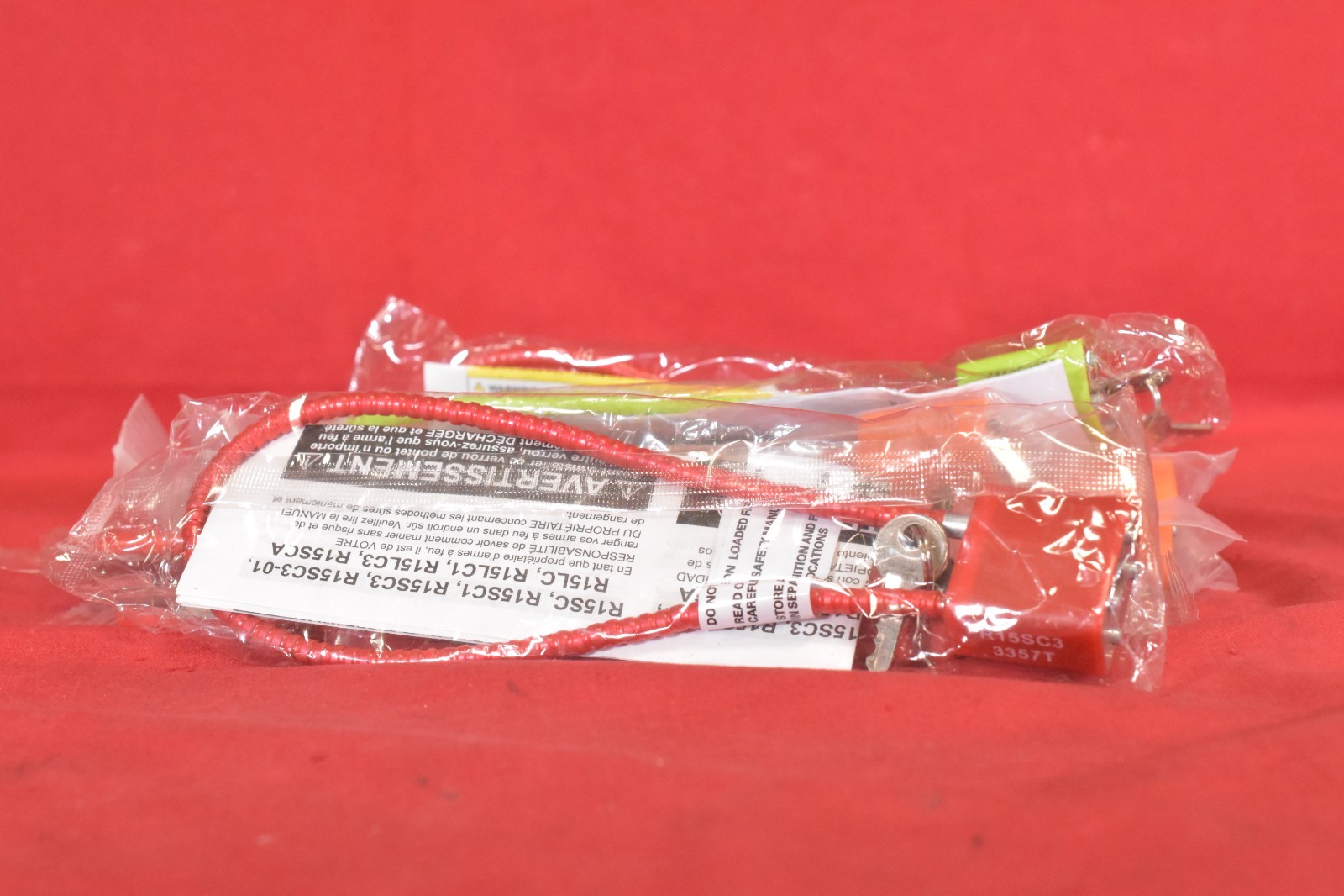OEM Cable Gun Lock w/ Keys (Assorted Color)