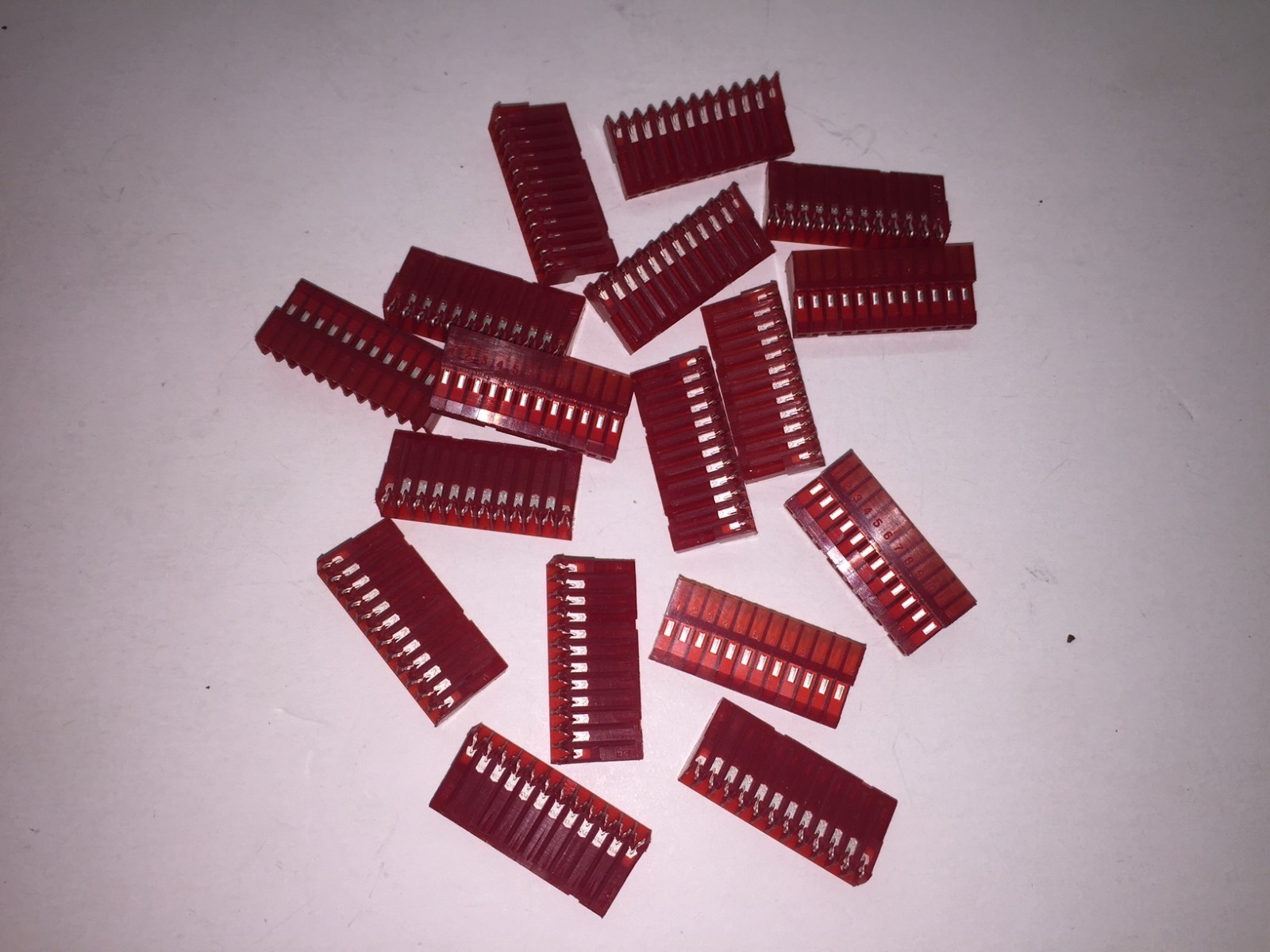 (125 PIECE LOT) 4-640440-2, TYCO, CONN RECEPT 12POS 22AWG MTA100, ROHS