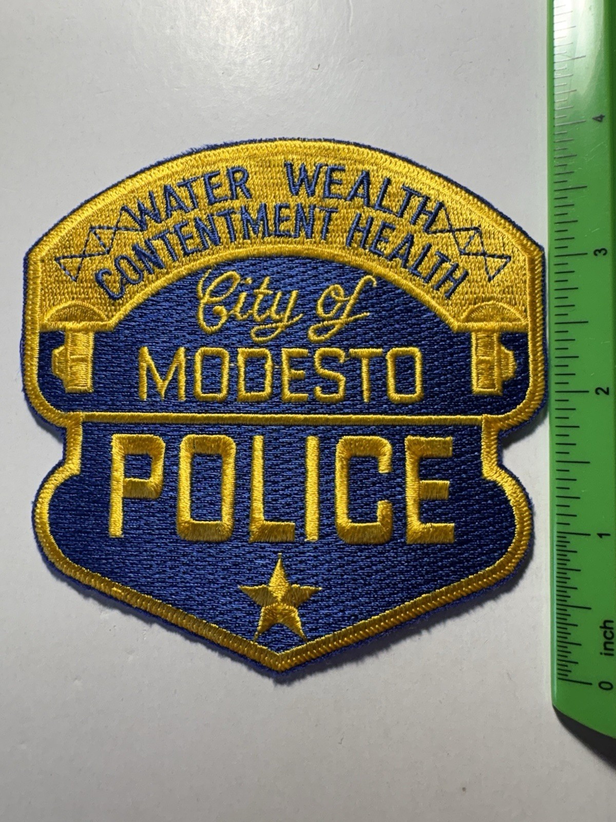 Modesto California Police Patch