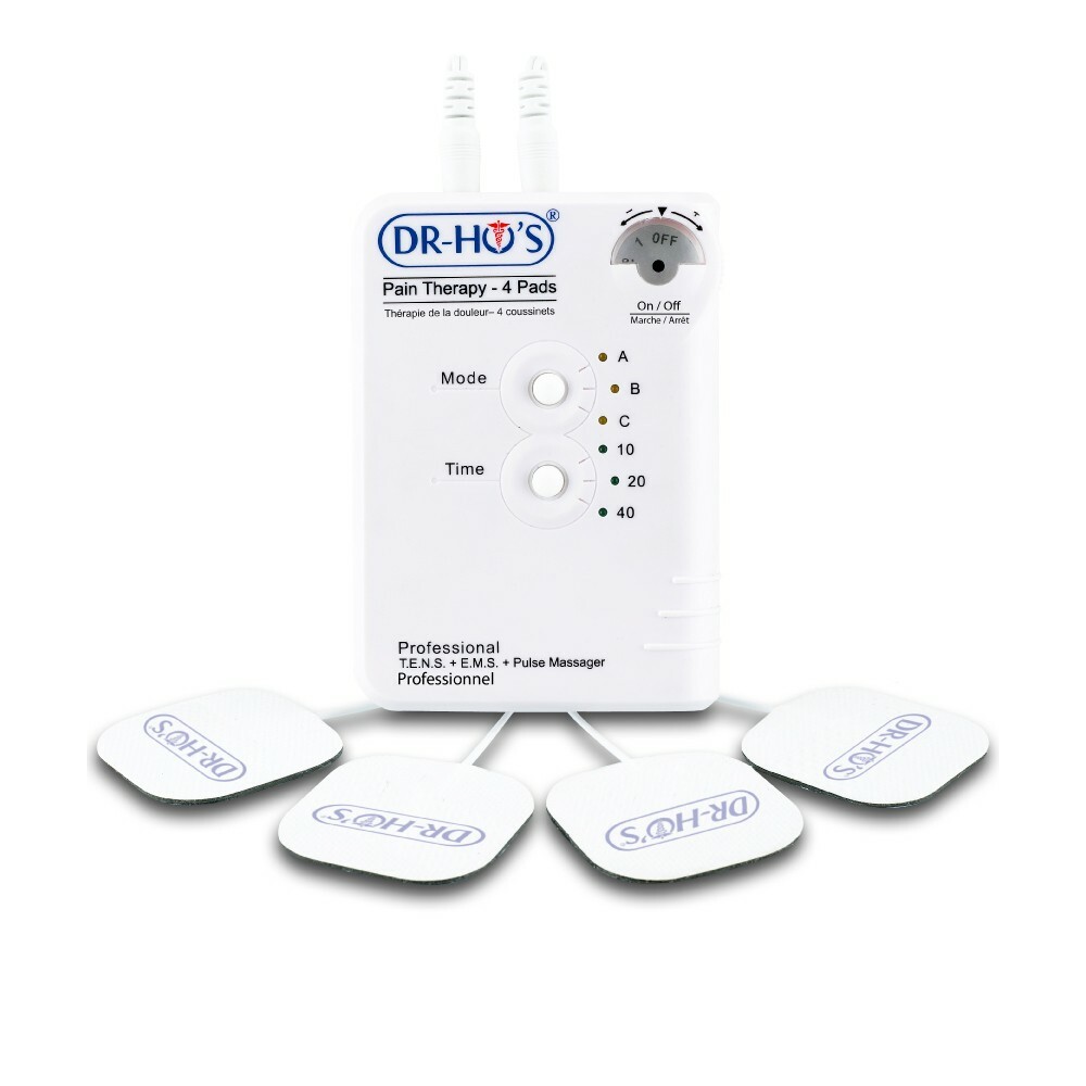 DR HO's Pain Therapy System Machine Pain Relief Massager Circulation 4-Pads Set