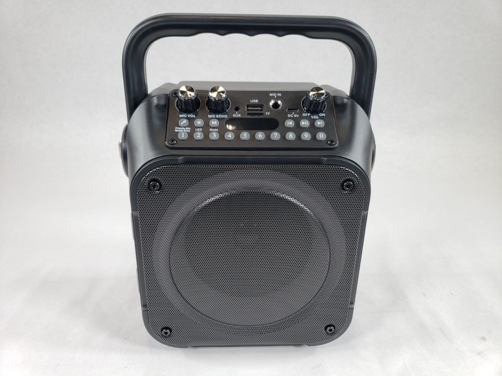Karaoke Machine with Two Wireless Microphones Bluetooth Portable Karaoke Machine