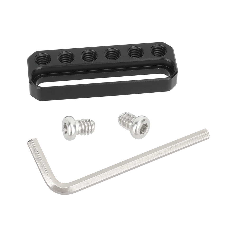 Mini Cheese Extension Plate w/Single Countersunk Slot & 1/4"-20 Mounting Threads