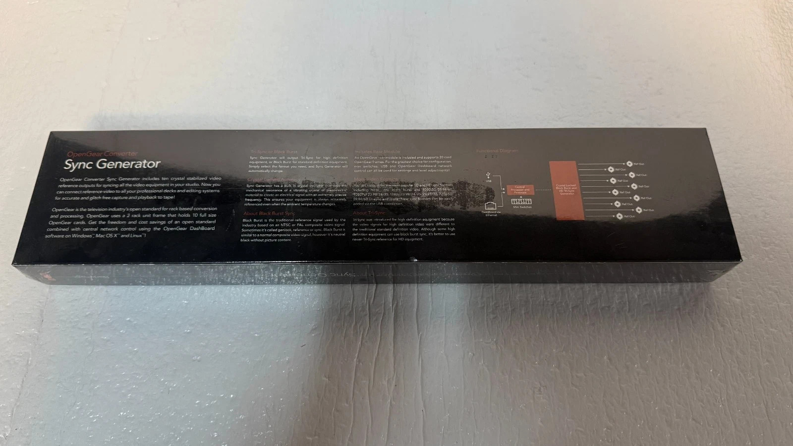 Blackmagic CONVOPENGSYNC OpenGear Converter Sync Generator NEW SEALED