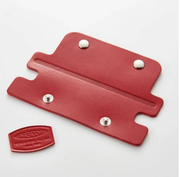 Toyo Steel LHC-C Leather Handle Cover Tag Red Tool Box NEW
