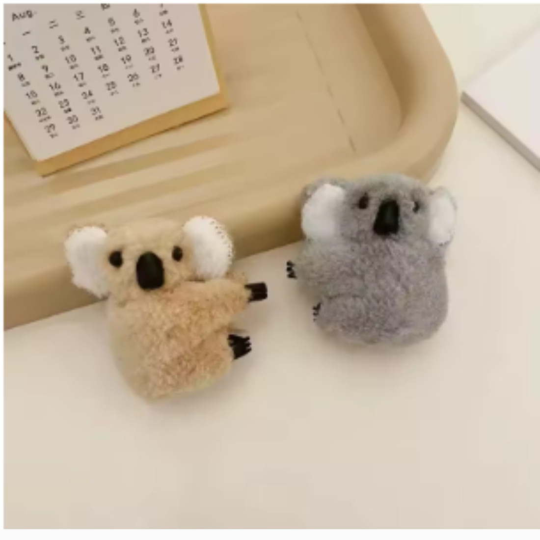 2 Koala Bear Plush Clip On Pencil Huggers Australia Wildlife SUPER CUTE!!!!🐨🐨