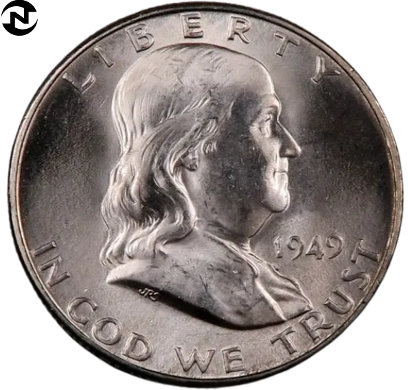 1949-S Franklin Half Dollar ~ Gem BU ~ 90% Silver ~ Key Date!