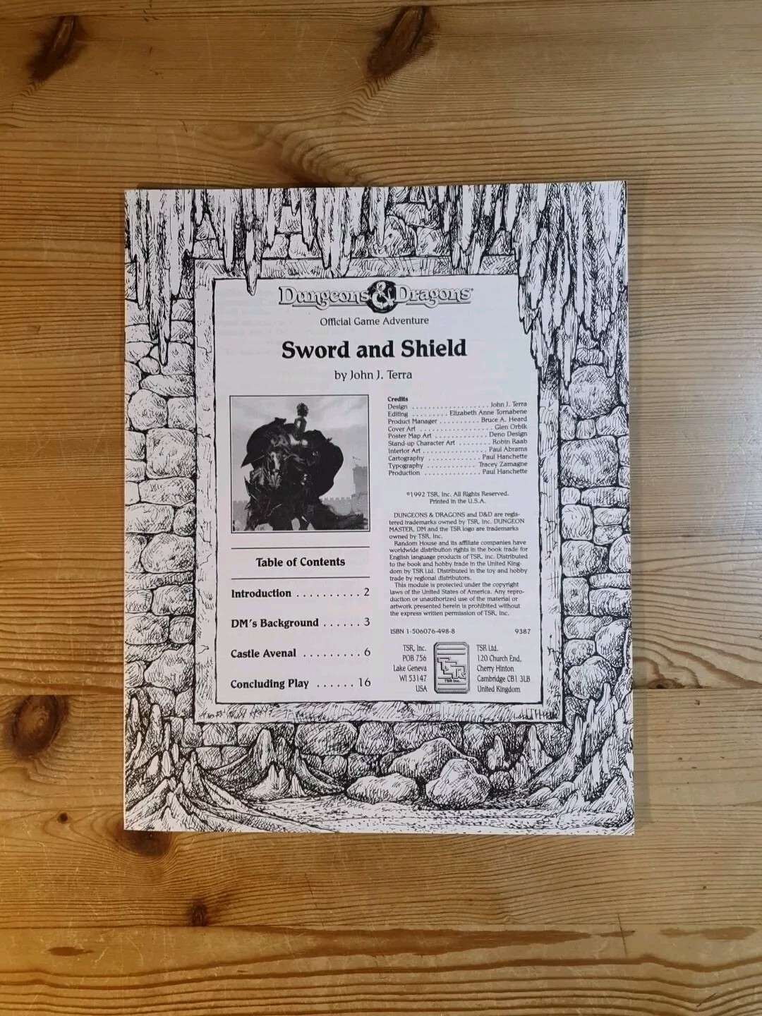 Dungeons & Dragons Sword and Shield TSR 1992