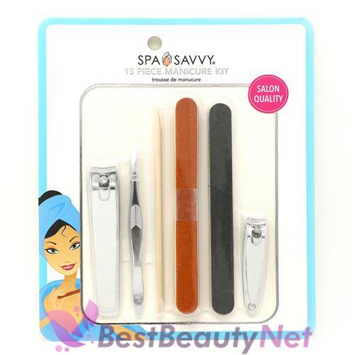 Spa Savvy Manicure Kit 15 Piece