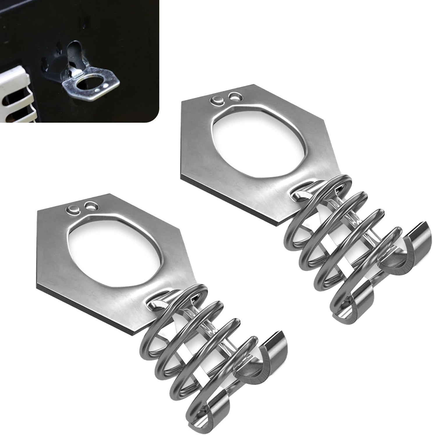 2 PCS RV Water Heater Cam Lock, 1.5" Stainless Steel Rustproof Durable Water ...