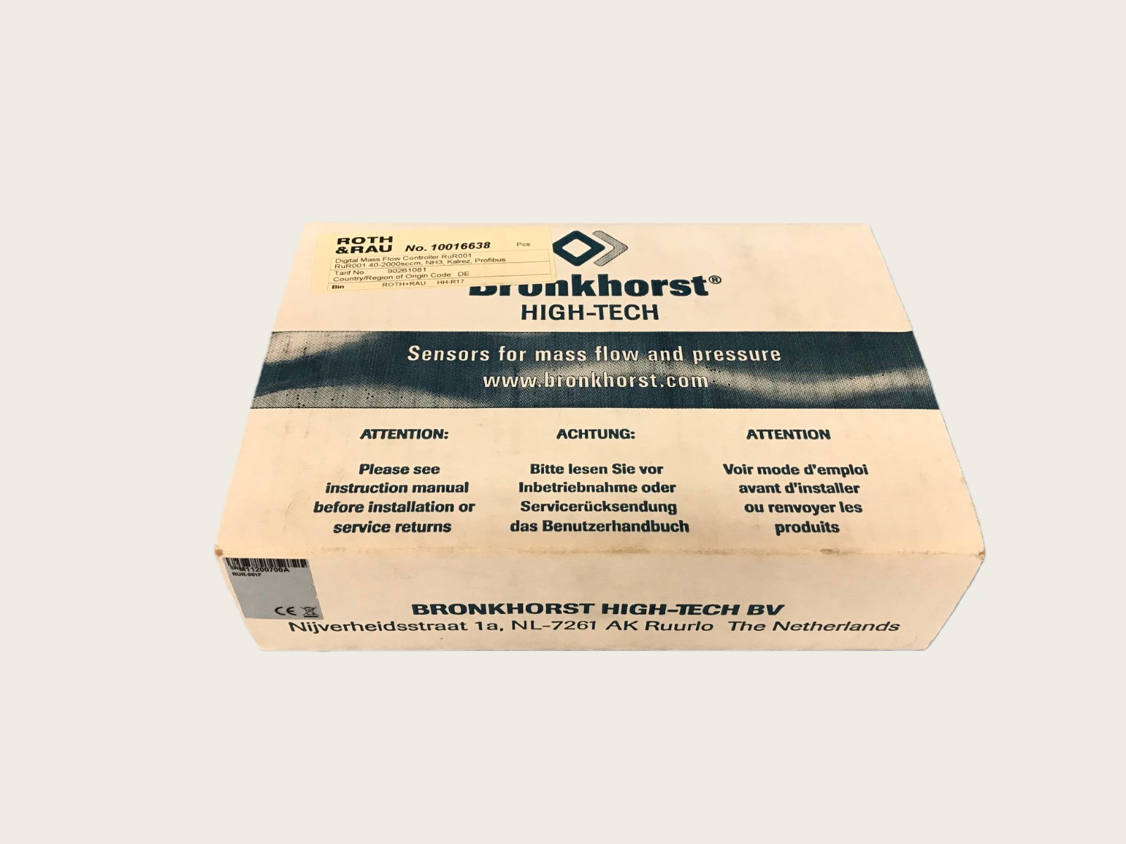 1PC NEW OPEN BOX BRONKHORST RUR-001F Mass Flow Meter/Controller