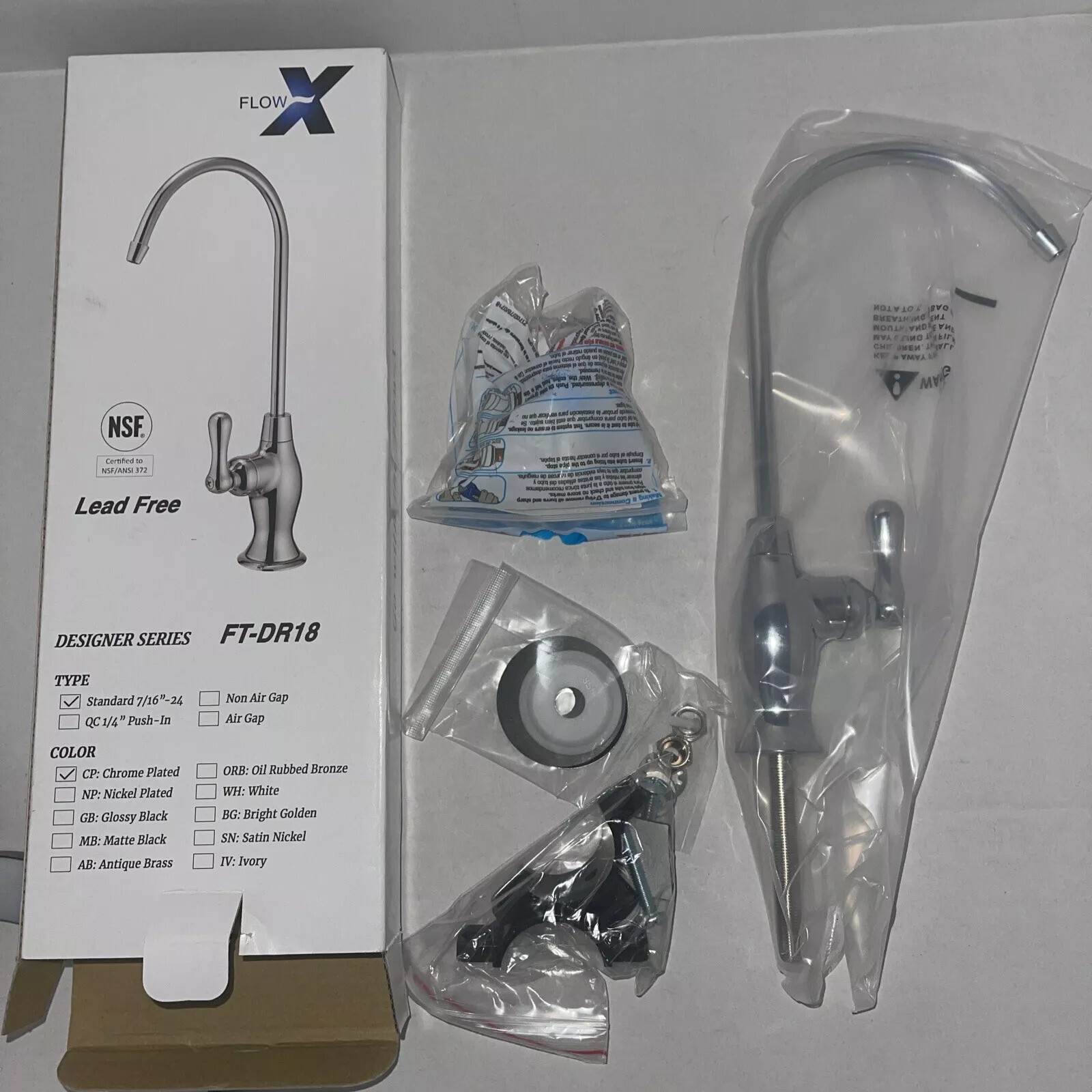 faucet kitchen stainless steel Flow X FT-DR18 S13