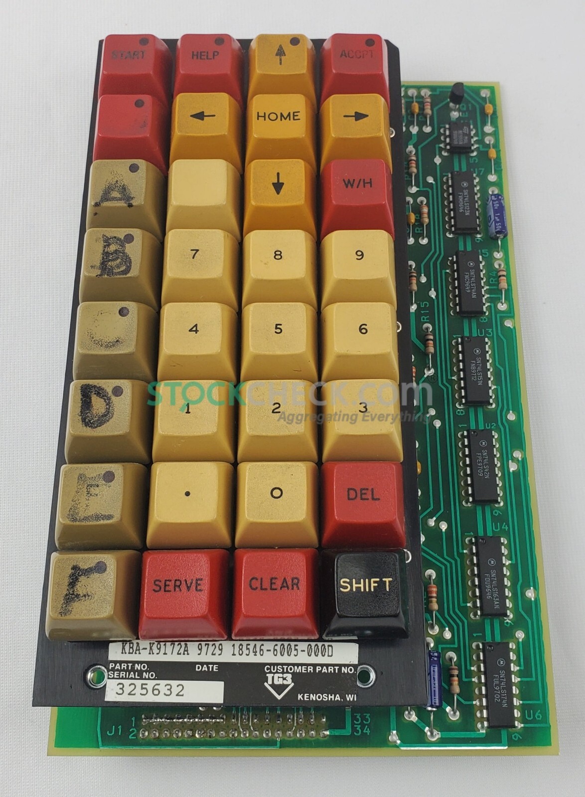 TG3 KBA-K9172A Interface Panel Keypad