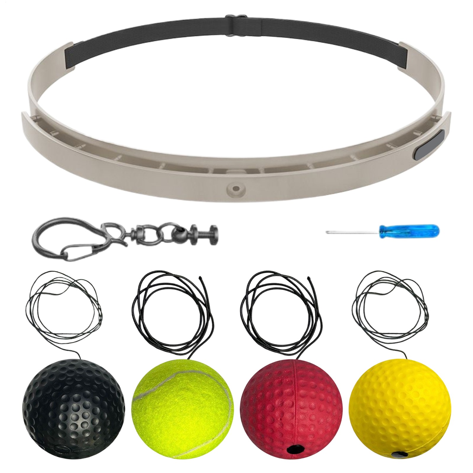 Boxing Reflex Ball, Boxing Training Ball with Headband for Punching Speed