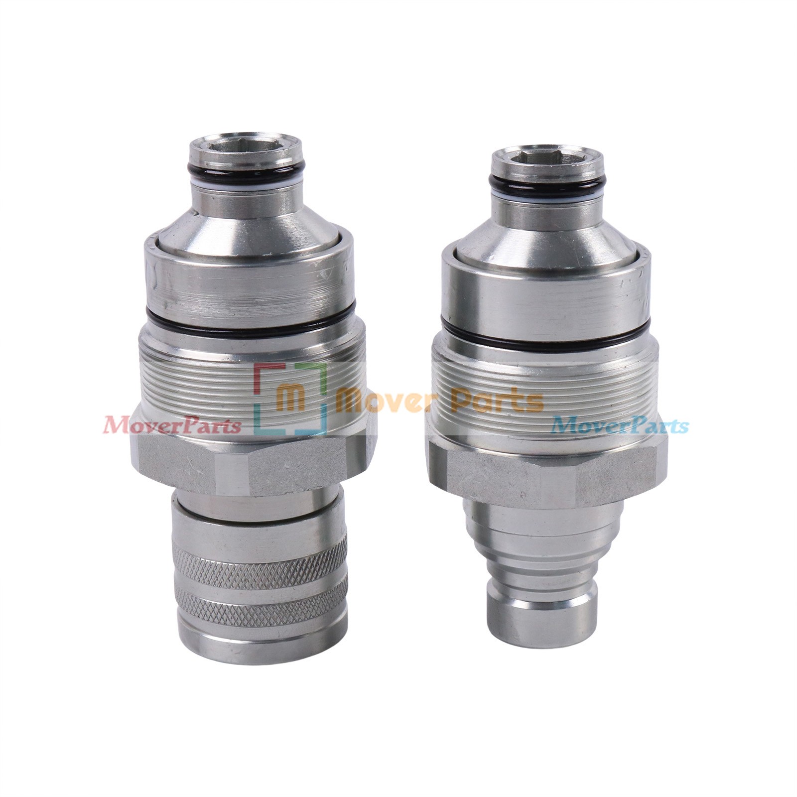 Flat Face Coupler Kit AT406474 AT406475 for John Deere 320E 332E 318E 326E 332E