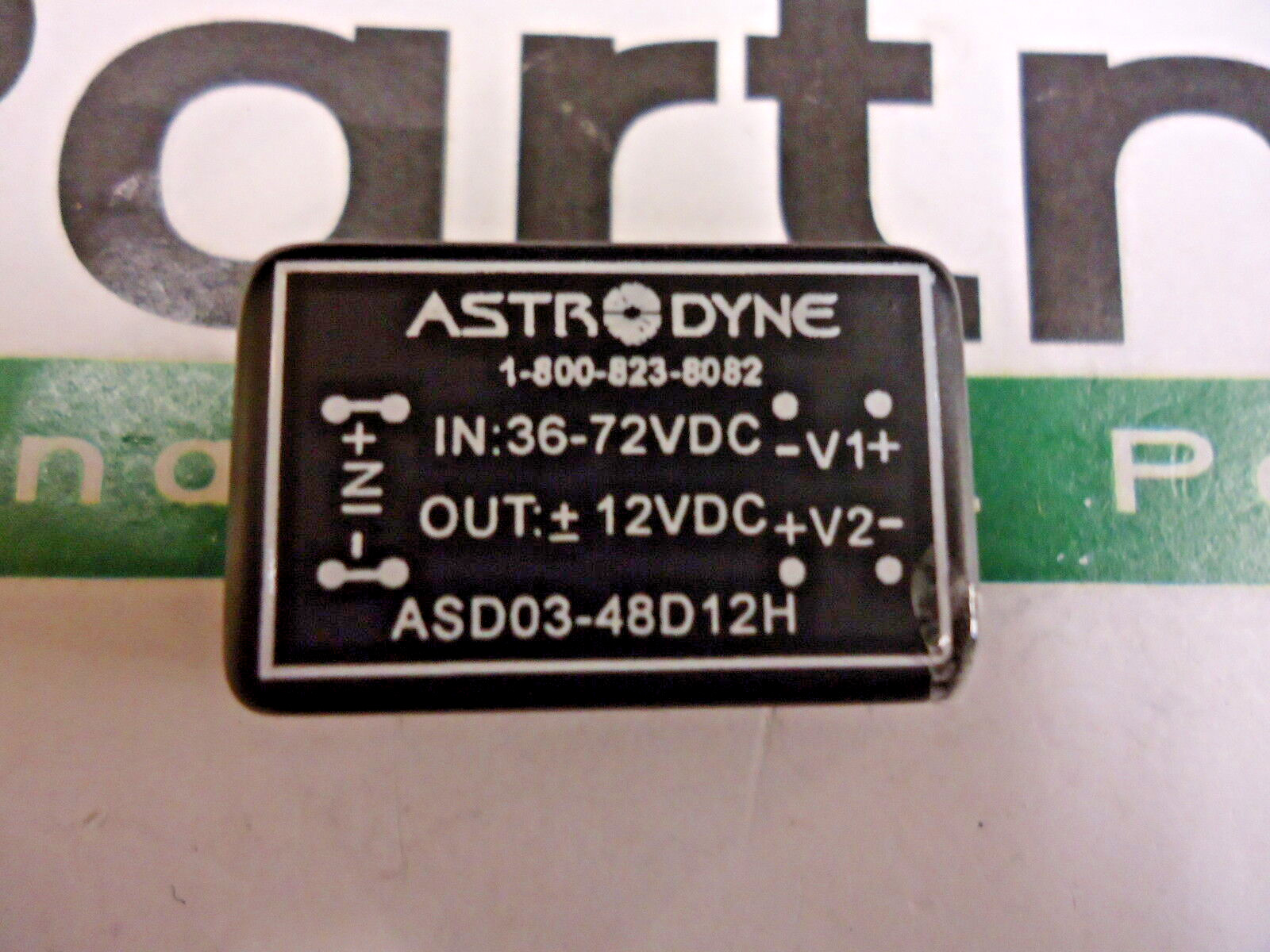 Brand New! ASD03-48D12H, Astrodyne, 3 Watt DC/DC Converter