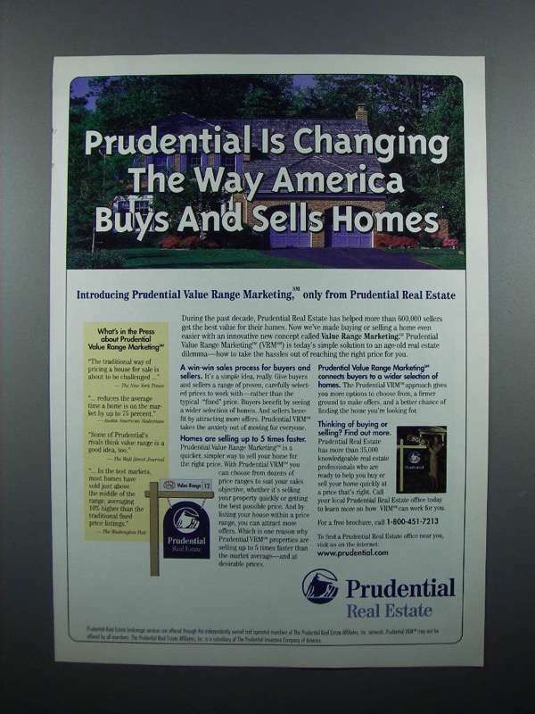1997 Prudential Insurance Ad - Changing The Way