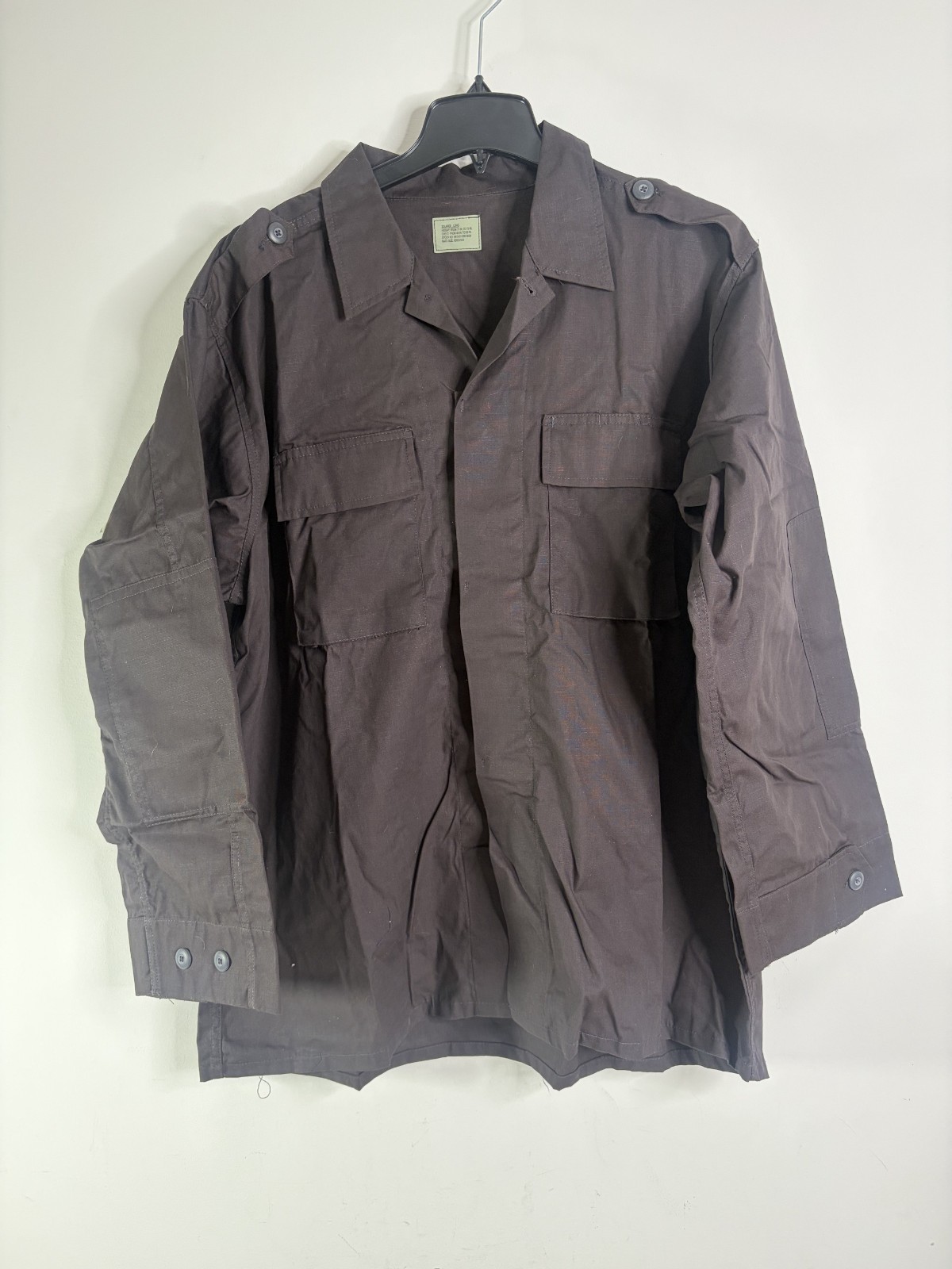 US Municipal Atlanco Dark Brown Shirt Jacket NSN#: 8415-01-990-5630 Men 2XL Long