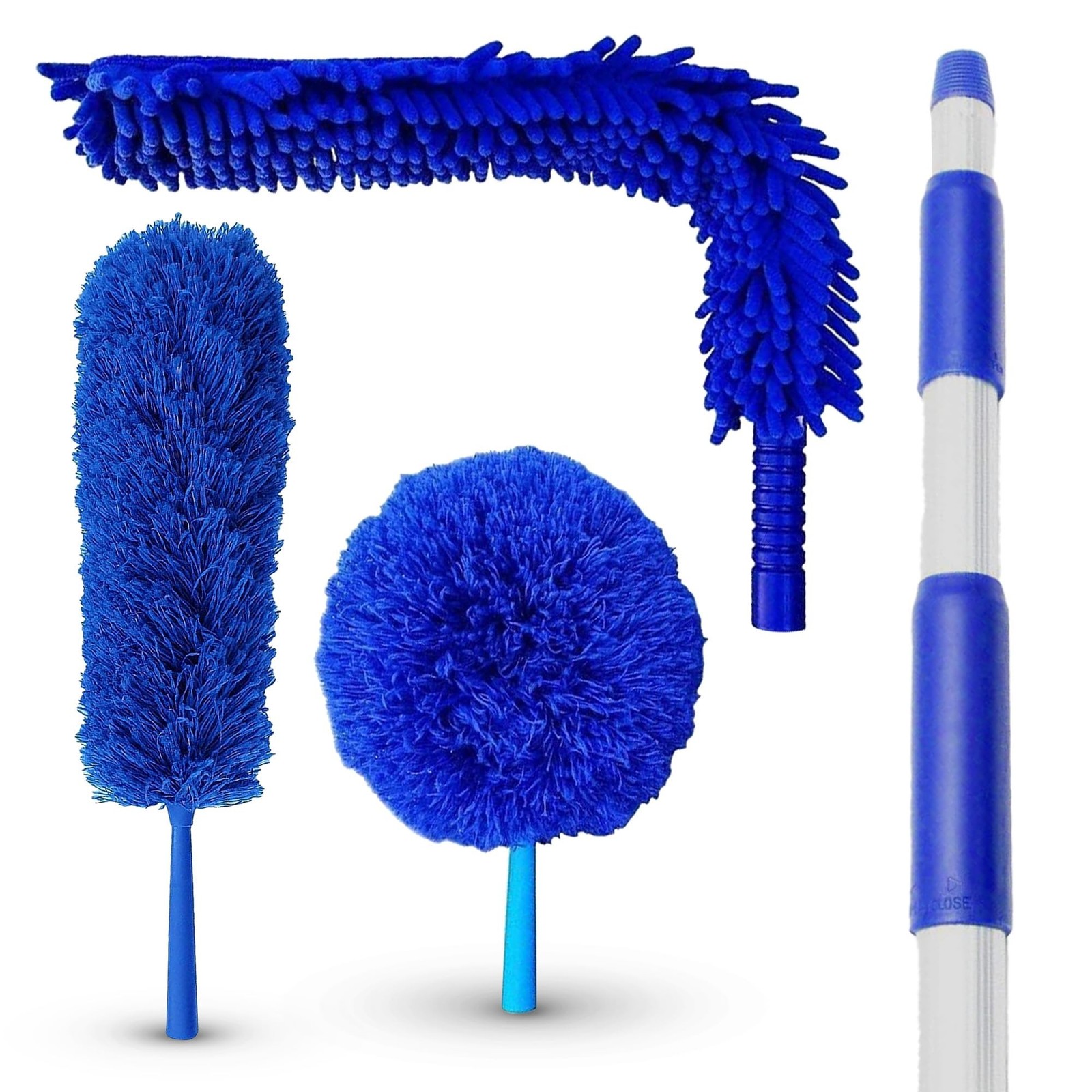 New U.S. Duster Company Triple Action High Reach Dusting Kit | Webster Cobweb...