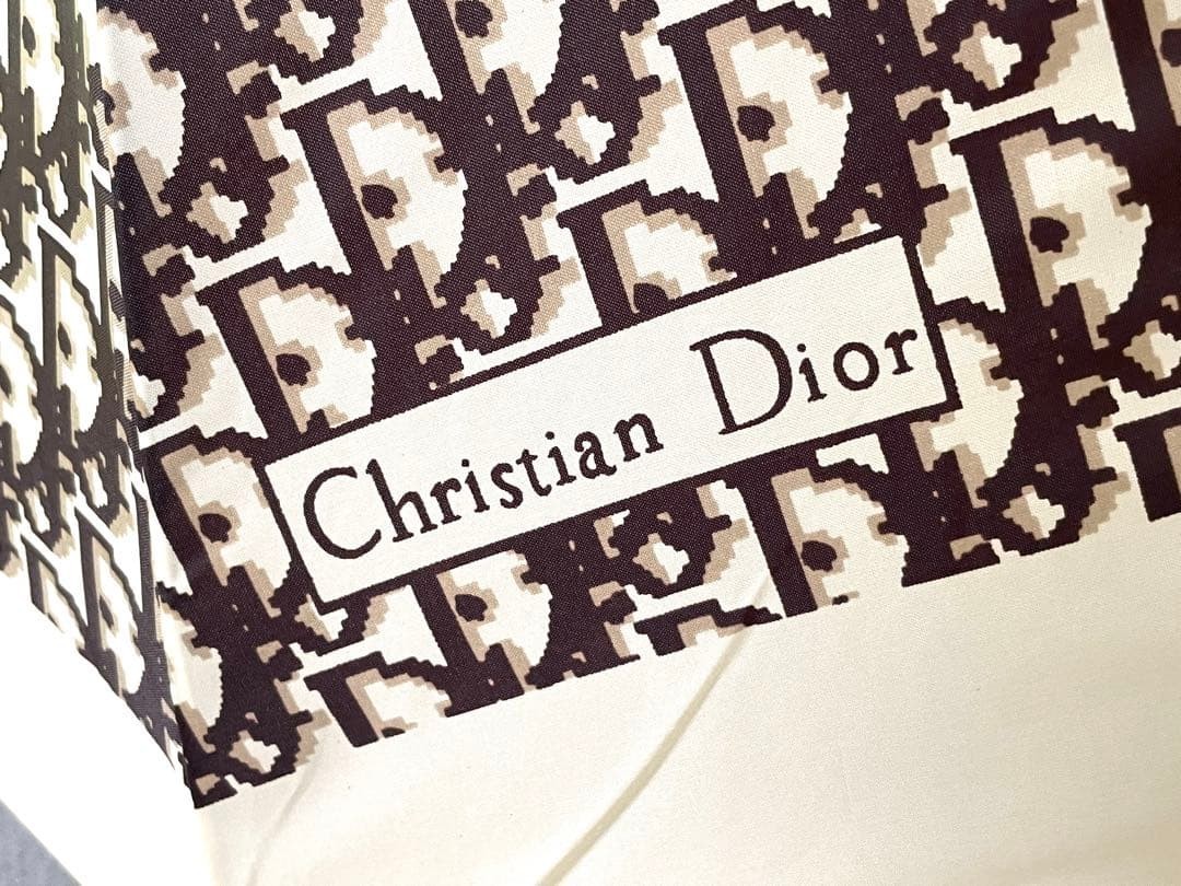 Christian Dior Trotter Monogram Folding Umbrella Authentic