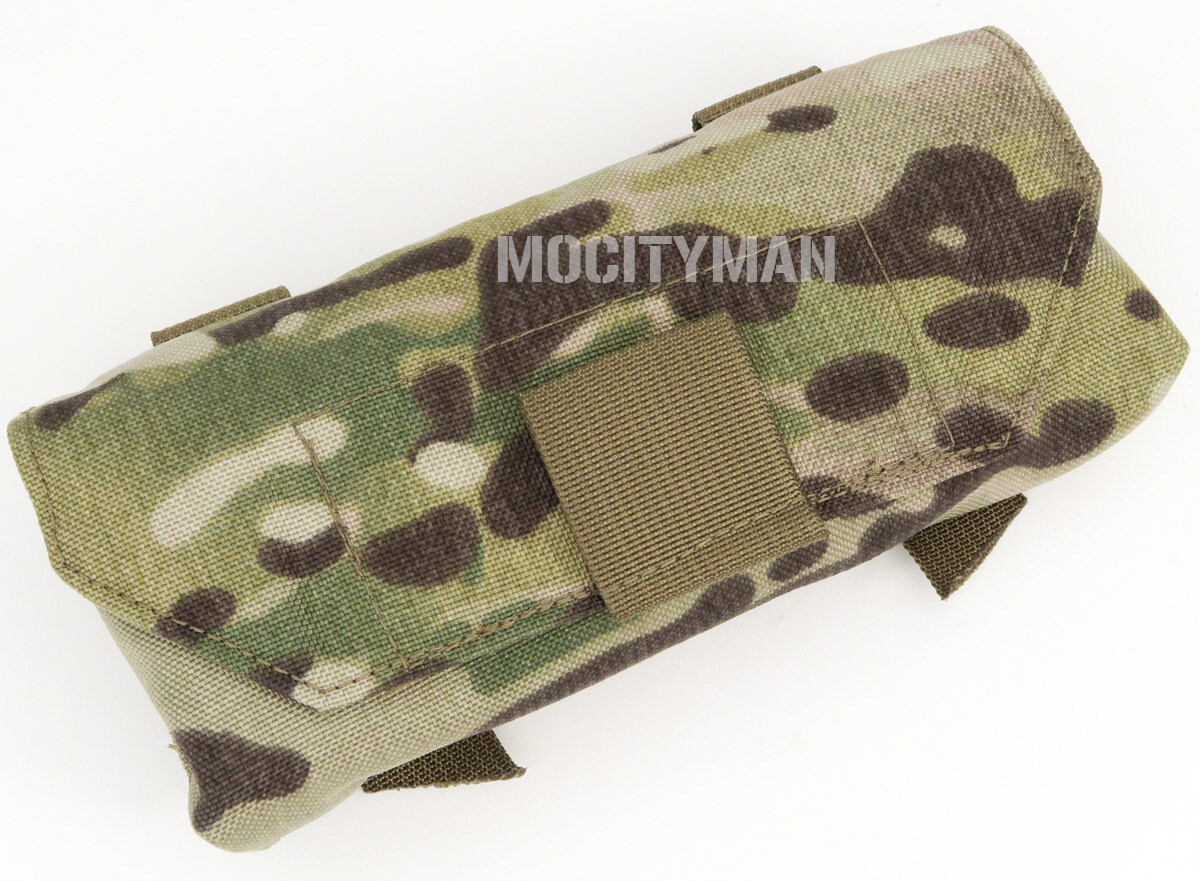 Buttstock Rifle Utility Mag Pouch 7" x 3" Multicam OCP USA Made Initial Attack