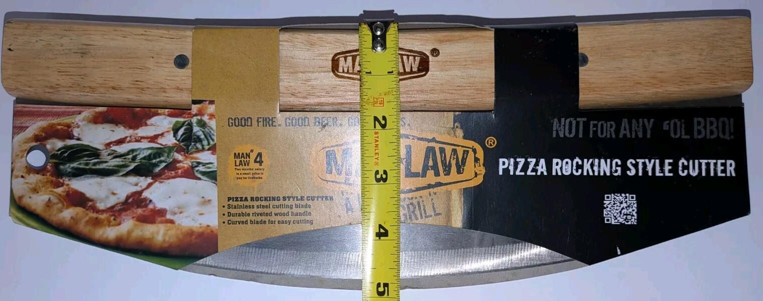Man Law Pizza Cutter