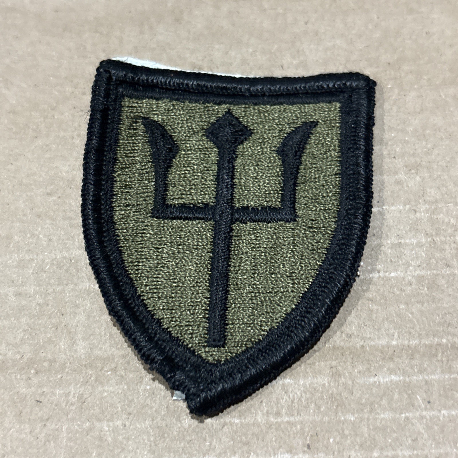 Army Patch: 97th Army Reserve Command - subdued, merrowed edge