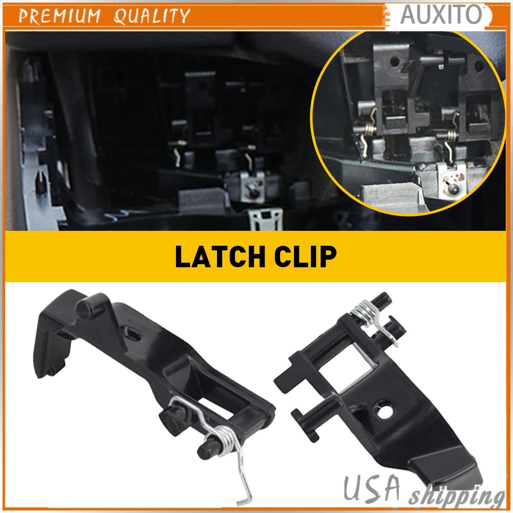 2PCS Center Console Armrest Latch Clip Black For Mercedes-Benz W166 ML 2012-2015