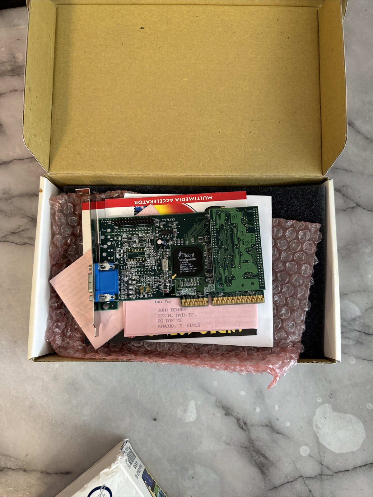 Trident 3D Image 9850 Graphics￼ Card