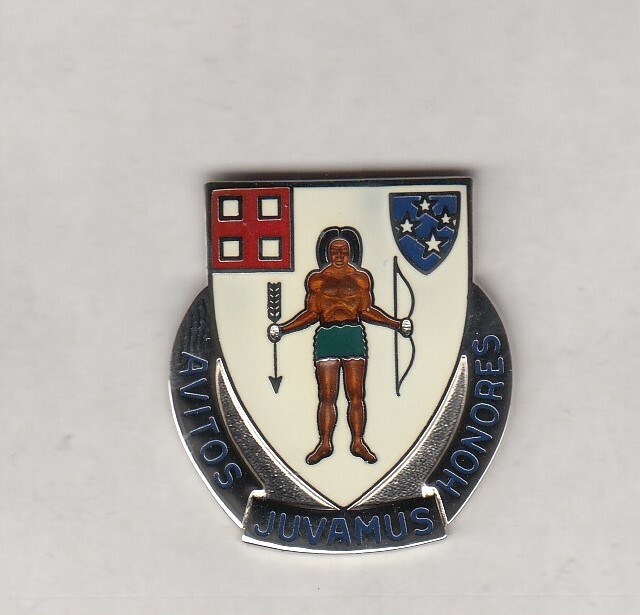 182nd Infantry Regiment crest DUI badge CB Clutchback P-23
