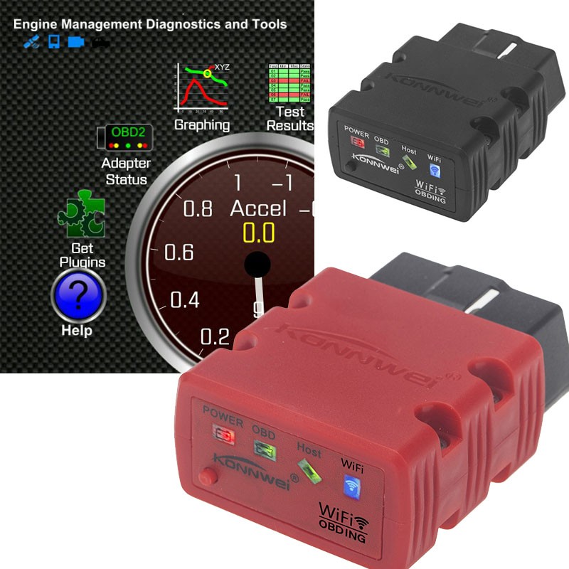 Bluetooth 4.0 ELM327 OBD2 Car Code Auto Reader Scaner For IOS iPhone Android USA