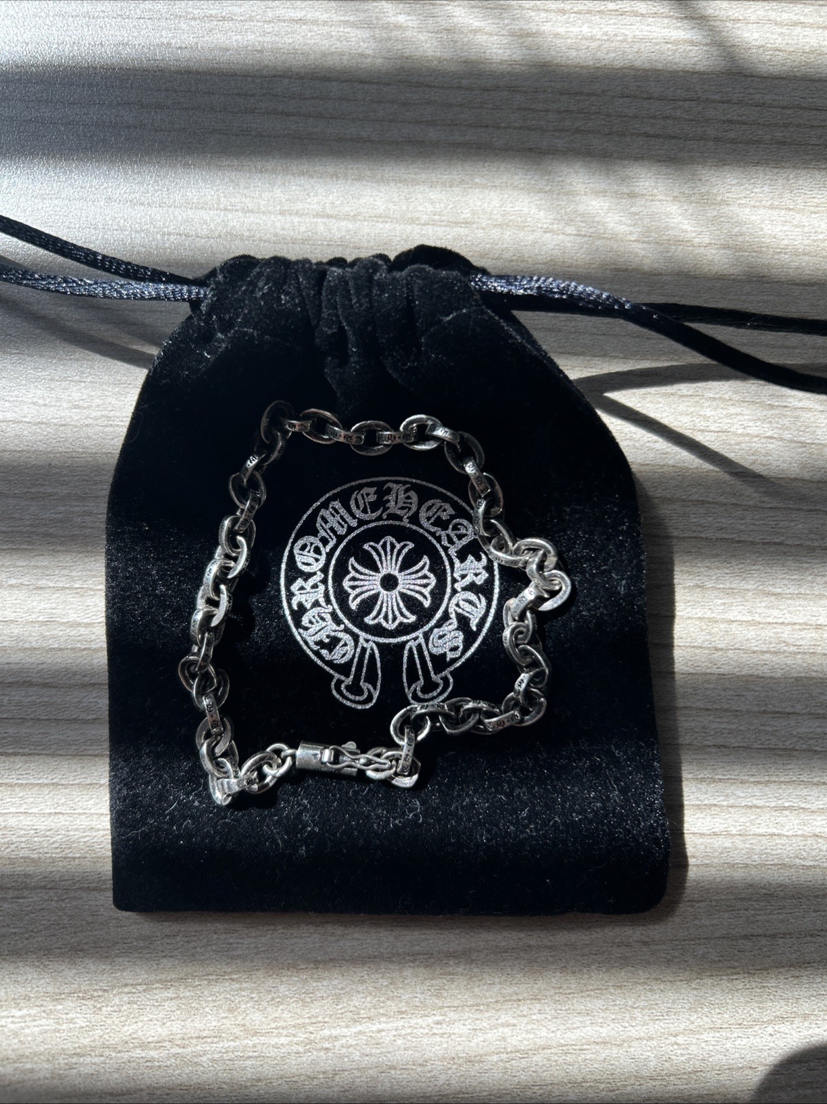 Chrome Hearts Paper Chain Bracelet 7.5 Inch