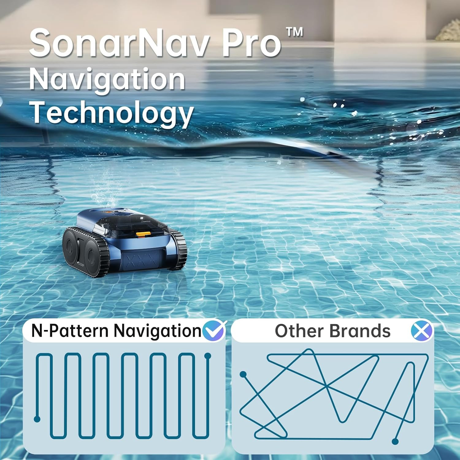 Pool Cleaner Robot Automatic Pool Vacuum Wall Climbing Pool Cleaner for Pools