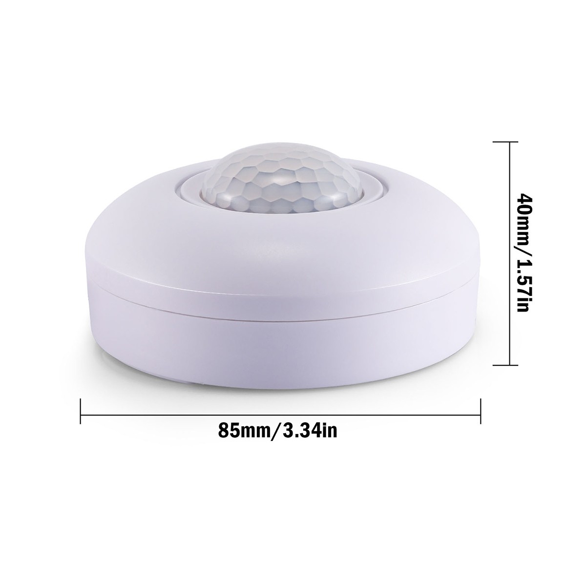 Surface Mount PIR Ceiling Occupancy Motion Sensor Detector Light Switch 360°