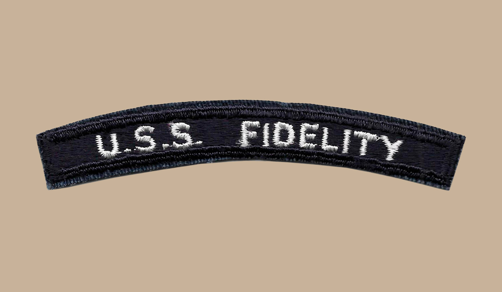 US Navy MSO-443 USS Fidelity Minesweeper UIM Shoulder Rocker Tab (01)