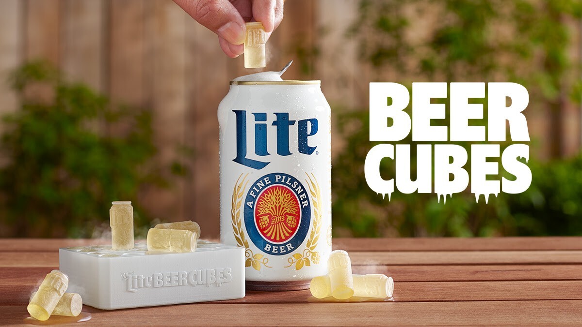 New Sealed Authentic Miller Lite Ice Cube Tray • Beer Mold • SOLD OUT