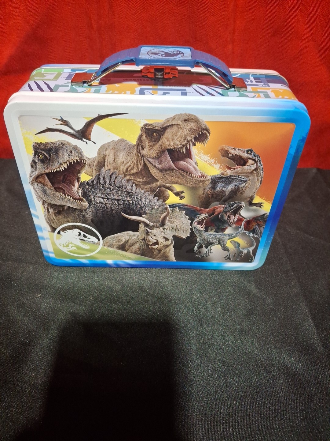 Metal Jurassic Park Lunch Box