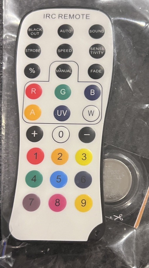 DJ IRC-6 Wireless Remote LED Fixture Control