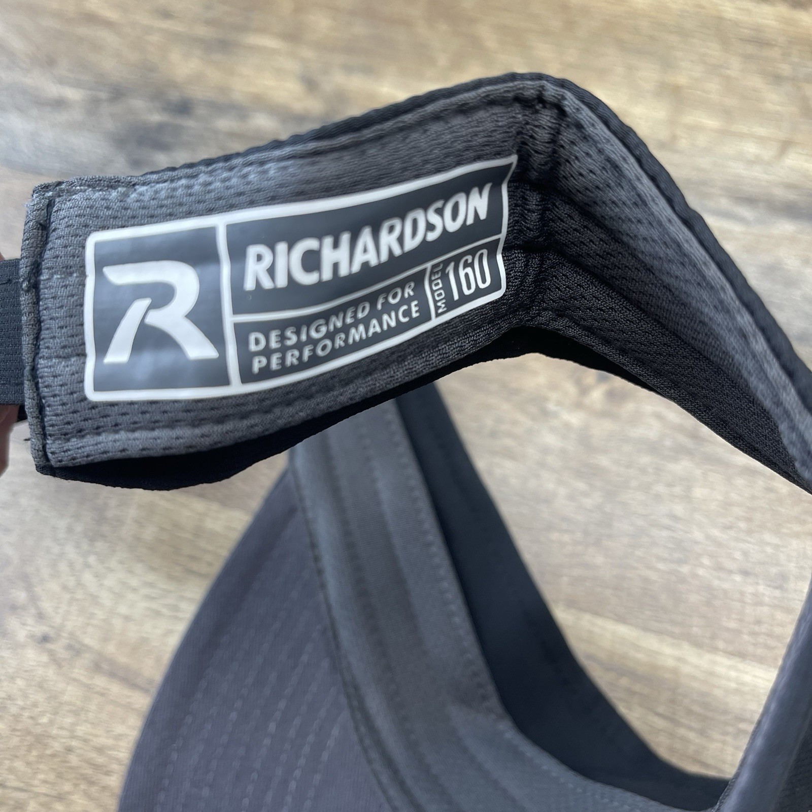 Richardson 160 Adjustable Black R-Active Outdoor Visor
