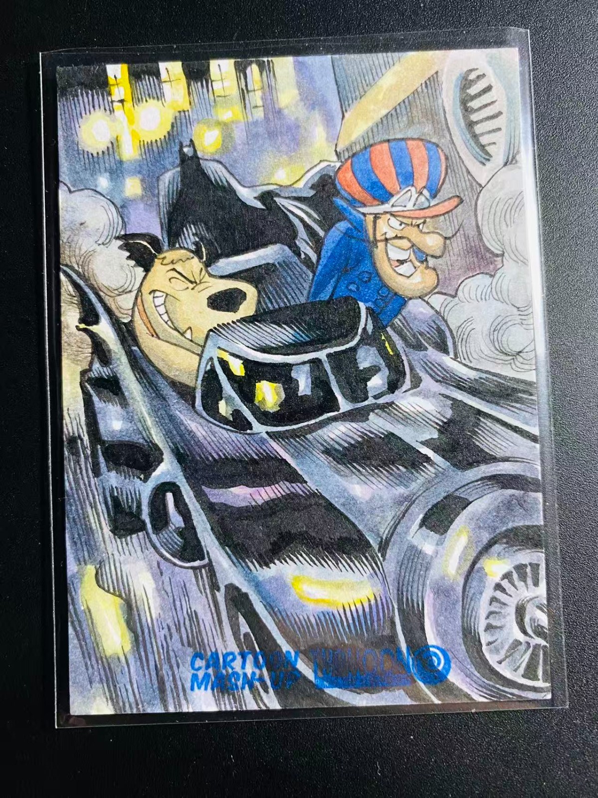 Typhoon Mash-Up Dastardly & Muttley in DC Batman 1/1 Sketch by Alan Patrick